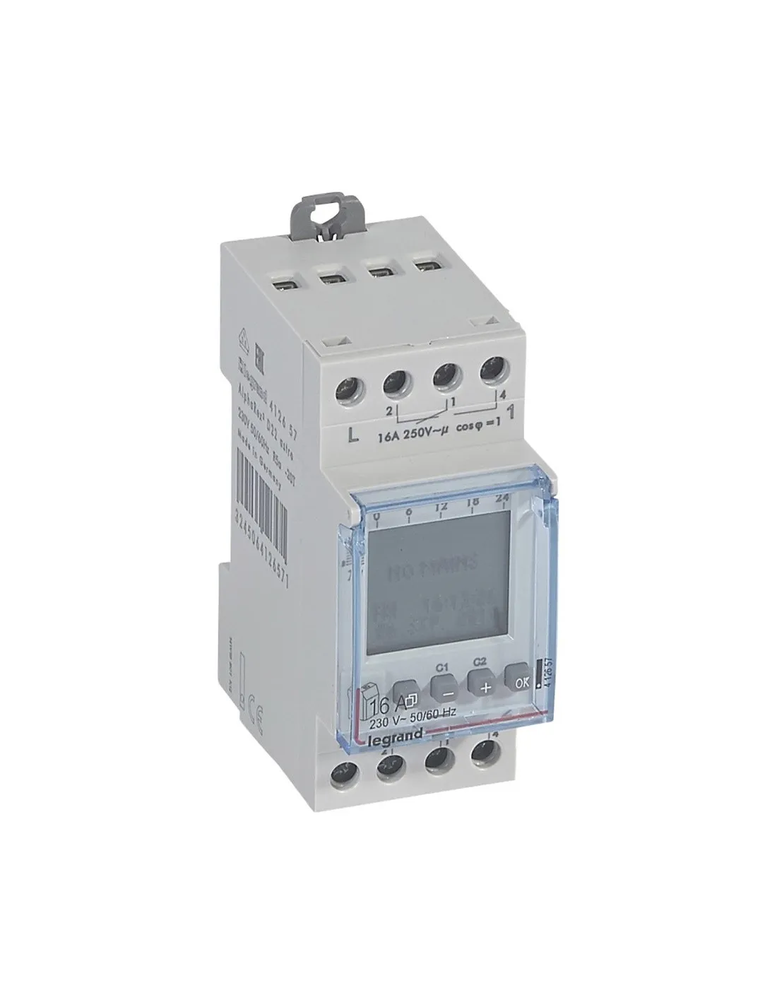 INTERRUPTEUR HORAIRE DIGITAL 2 SORTIES ASTRO 230V LEGRAND 412657